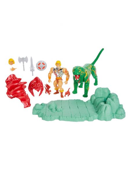 Figura He-Man y Battle Cat - Masters del Universo Origins