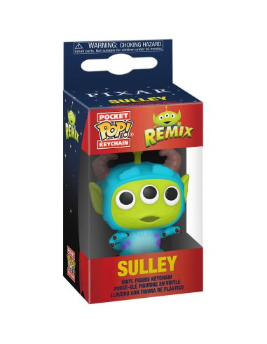 Llavero Pocket Pop Pixar Alien Remix Sulley - Disney