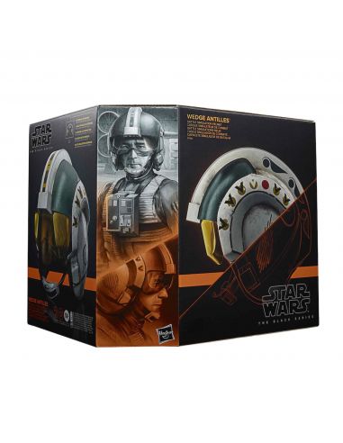 Réplica Casco Piloto X-Wing Battle Simulation de Wedge Antilles - Black Series - Star Wars