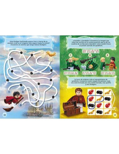 Harry Potter Lego Juguemos a Quidditch