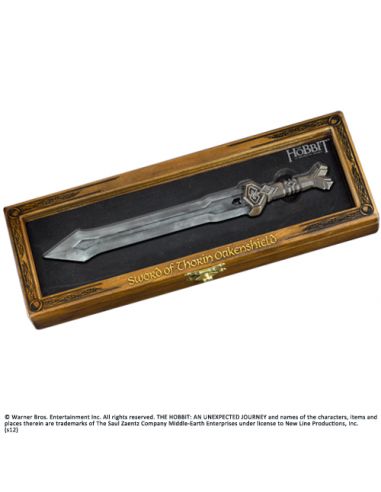 Abrecartas Espada de Thorin Escudo de Roble - El Hobbit