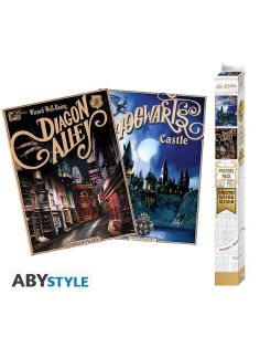 Pack Posters Harry Potter Retro