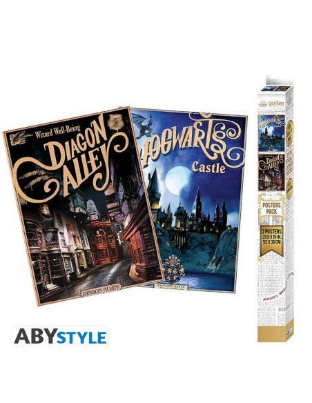 Pack Posters Harry Potter Retro