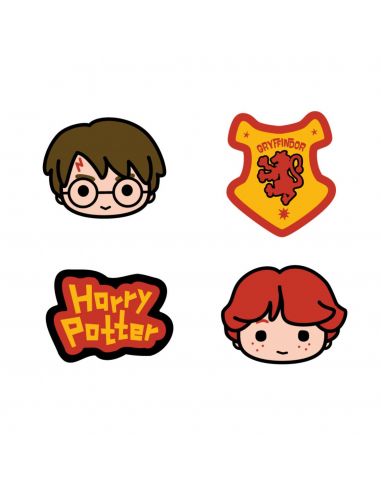 Pack 4 Gomas Harry Potter Chibi