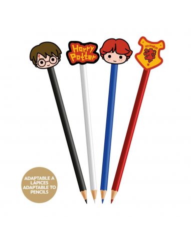 Pack 4 Gomas Harry Potter Chibi