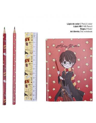 Pack regalo Harry Potter escolar - Harry Potter