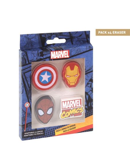 Pack 4 Gomas Marvel
