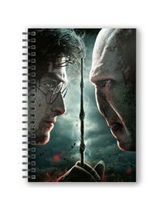 Libreta Harry Potter vs Voldemort 3D - Harry Potter