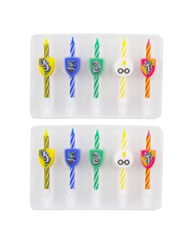 Pack 10 velas de Cumpleaños - Harry Potter