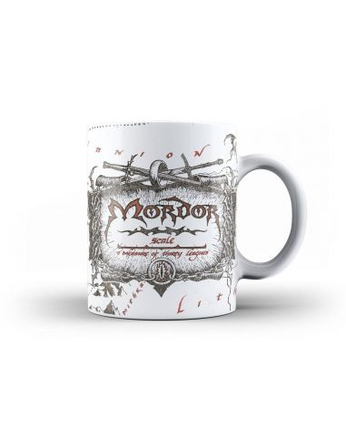 Taza mapa Mordor - El Señor de los Anillos
