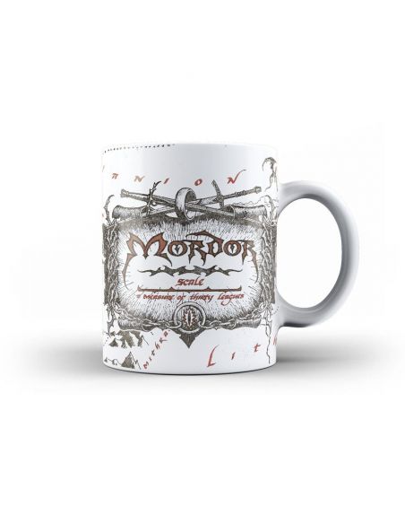 Taza mapa Mordor - El Señor de los Anillos