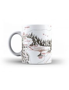 Taza mapa Mordor - El Señor de los Anillos 2