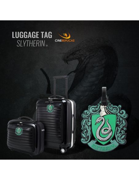 Etiqueta para equipaje Escudo Slytherin - Harry Potter