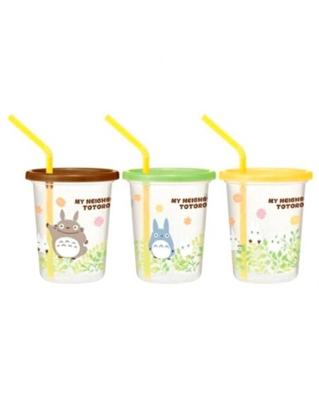 Pack 3 Vasos Mi vecino Totoro - Studio Ghibli