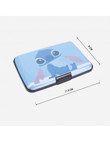 Cartera Tarjetero rígido Stitch - Lilo y Stitch