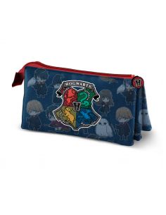 Estuche escudo Hogwarts Kawaii - Harry Potter