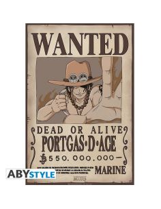 Póster One Piece Wanted Ace - One Piece