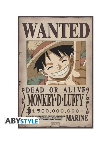 Póster One Piece "Wanted Luffy" - One Piece