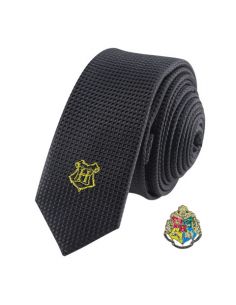 Corbata Deluxe Hogwarts con Pin - Harry Potter 2