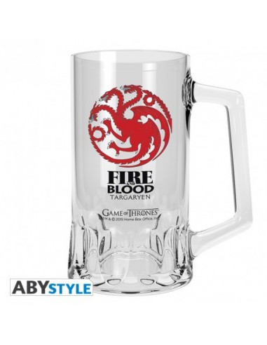 Jarra de Cerveza escudo Targaryen - Juego de Tronos