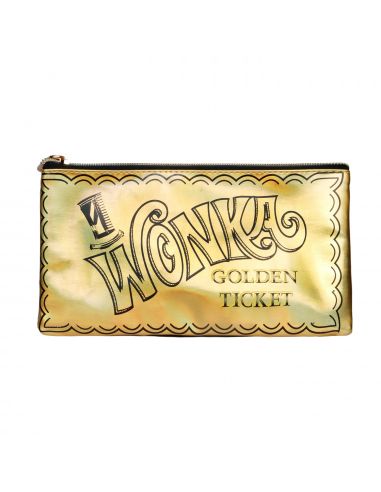 Neceser Ticket Dorado - Charlie y la Fabrica de Chocolate