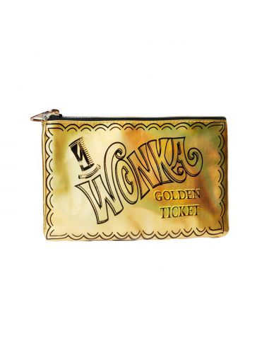 Neceser Ticket Dorado - Charlie y la Fabrica de Chocolate