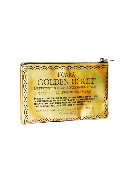 Neceser Ticket Dorado - Charlie y la Fabrica de Chocolate