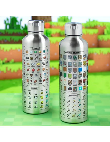 Botella Minecraft Acero