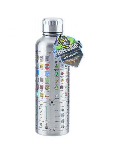 Botella Minecraft Acero