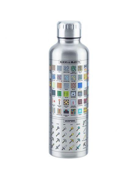 Botella Minecraft Acero