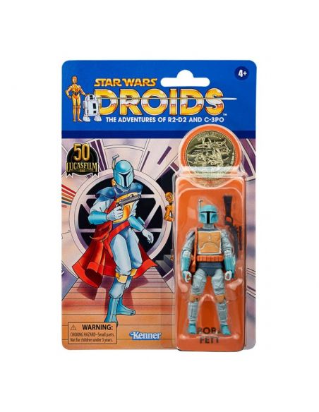 Figura Boba Fett Star Wars Vintage - Incluye moneda - Star Wars