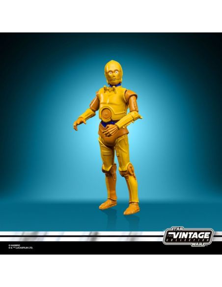 Figura C3-PO Star Wars Vintage - Incluye moneda - Star Wars