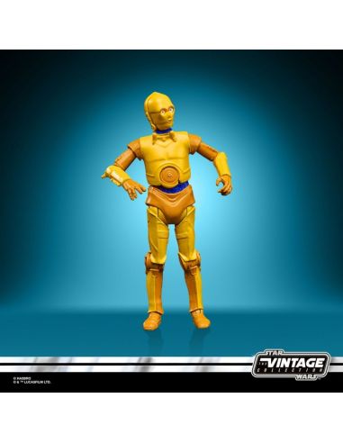 Figura C3-PO Star Wars Vintage - Incluye moneda - Star Wars