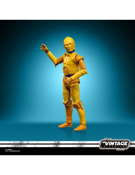 Figura C3-PO Star Wars Vintage - Incluye moneda - Star Wars