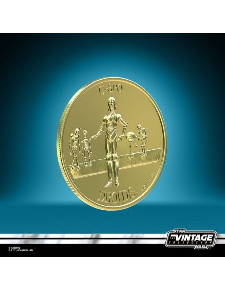 Figura C3-PO Star Wars Vintage - Incluye moneda - Star Wars