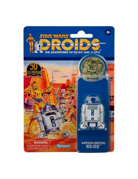 Figura R2-D2 Star Wars Vintage - Incluye moneda - Star Wars