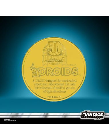 Figura R2-D2 Star Wars Vintage - Incluye moneda - Star Wars