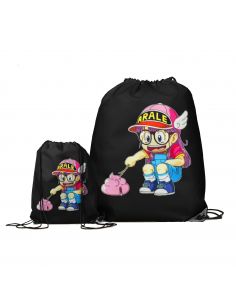 Saco / Mochila Arale y Unchi - Dr. Slump