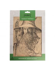 Litografía Retrato Gandalf - El Hobbit 2