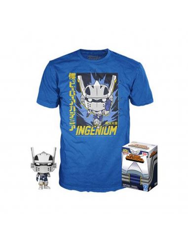 POP! & Tee Set de Minifigura y Camiseta Tenya Iida - My Hero Academia