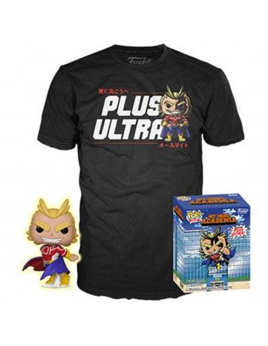 POP! & Tee Set de Minifigura y Camiseta All Might - My Hero Academia