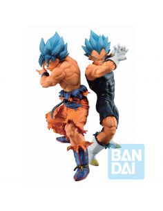 Figura Ichibansho Son Goku (Super Saiyan God) Vegeta (Super Saiyan God) - Dragon Ball 2
