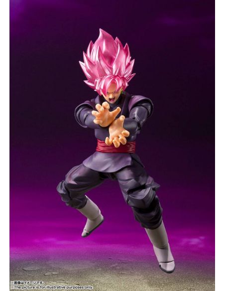 Figura Goku Black Super Saiyan Rose 14 cm - S.H. Figuarts - Dragon Ball
