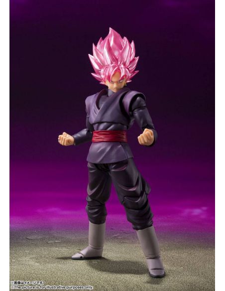 Figura Goku Black Super Saiyan Rose 14 cm - S.H. Figuarts - Dragon Ball