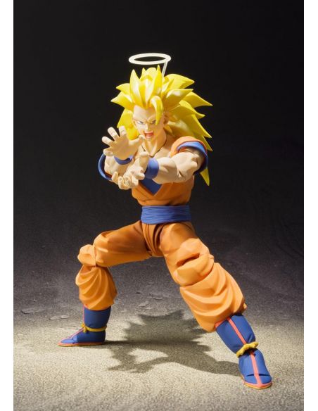 Figura SSJ 3 Son Goku 16 cm - S.H. Figuarts - Dragon Ball