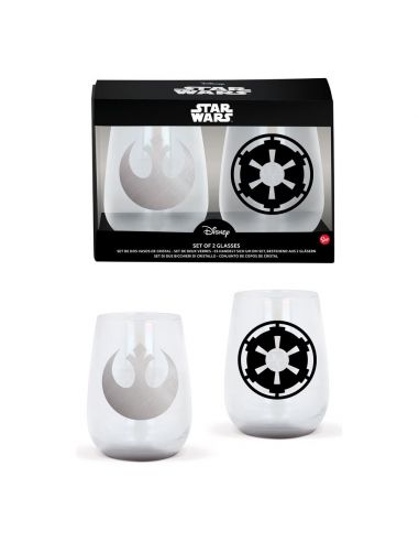 Pack 2 Vasos Star Wars Logos