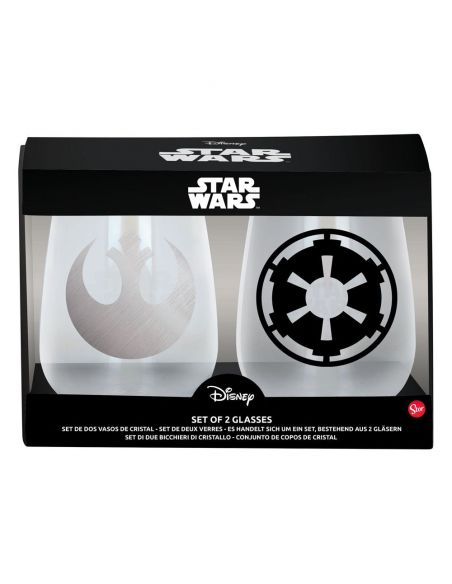 Pack 2 Vasos Star Wars Logos