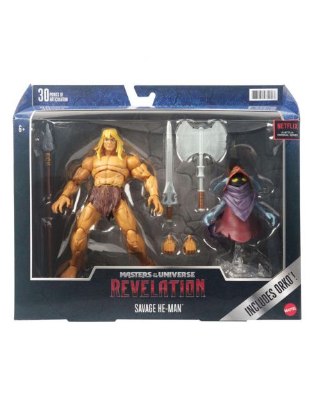 Figura He-Man Savage Deluxe MASTERVERSE - Masters del Universo Revelation - MOTU