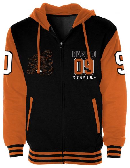 Sudadera Naruto con Cremallera - Naruto Shippuden