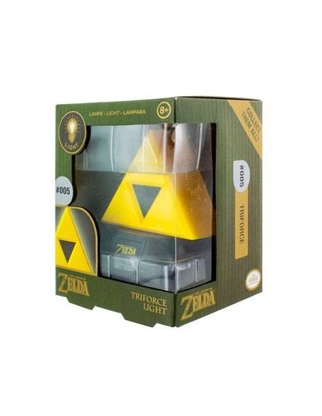 Mini Lámpara Trifuerza 3D - Legend of Zelda
